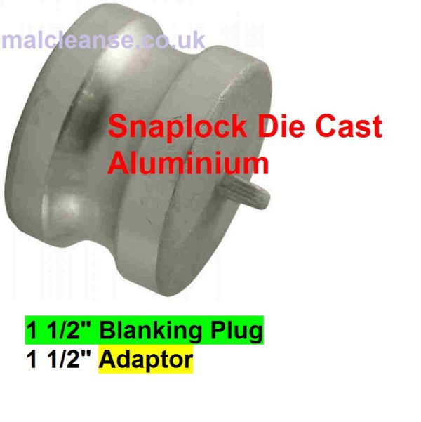 1 1/2" Plug Aluminium Cam Lever Adapto 1 1/2 size DP150-A