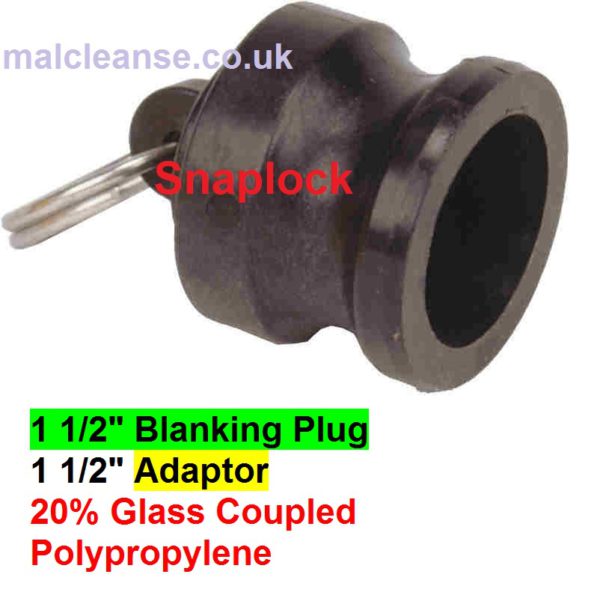 1 1/2" Plug Snaplock Cam Lever 1 1/2 size DP150-P