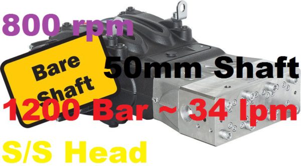1200 Bar 34 lpm Pratissoli Pump SM16