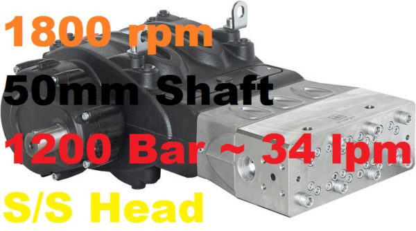 1200 Bar 34 lpm Pratissoli Pump SM16-GB18