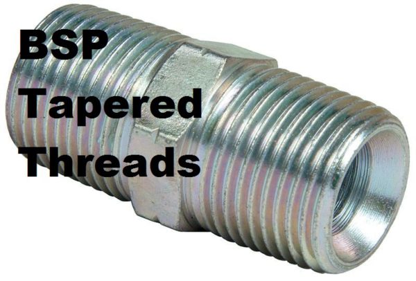 1/2" Male x 1/2" Male BSP Tapered Hex Nipple HEX12T12T