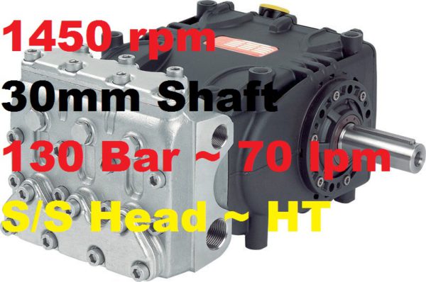 130 Bar 70 lpm Pratissoli Pump SN7070