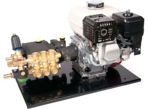 140 Bar 12 lpm Petrol Pressure Skid Unit E100-1001
