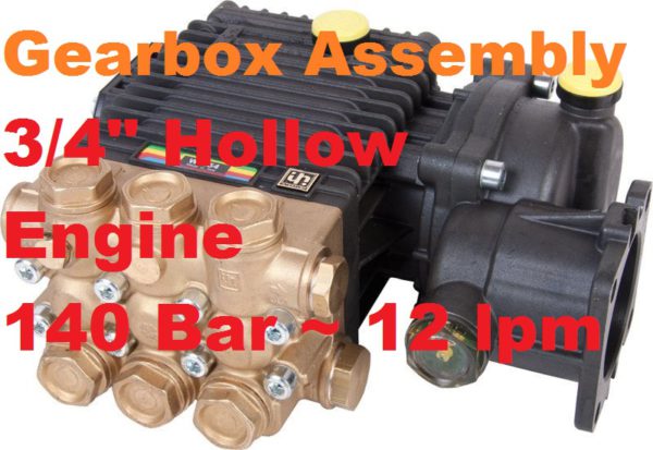 140 Bar 12 lpm Pump & Gearbox for Engine Drive SA140