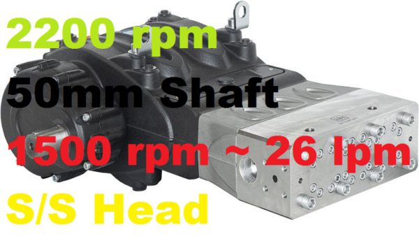 1500 Bar 26 lpm Pratissoli Pump SM14-GB22