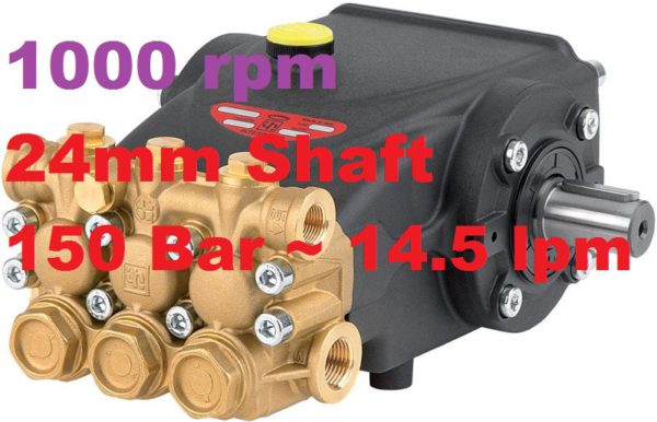 150 Bar 14.5 lpm Interpump Pump EVO3 E3A1515M
