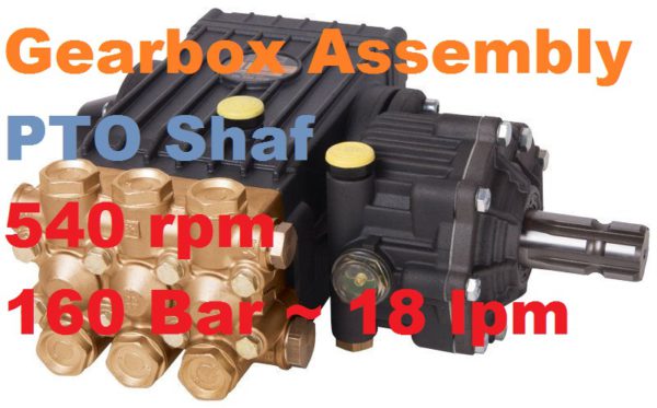 160 Bar 18 lpm Pump & Gearbox PTO Drive SAP162
