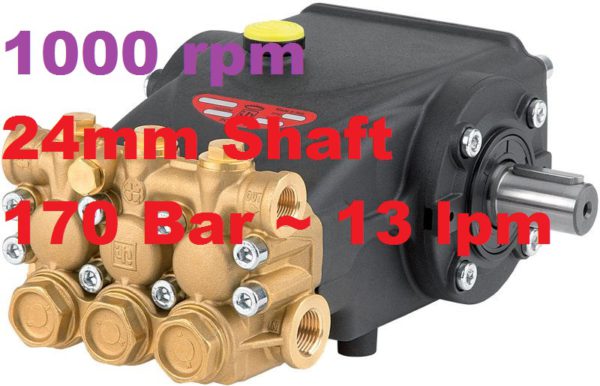 170 Bar 13 lpm Interpump Pump EVO3 E3A1713M