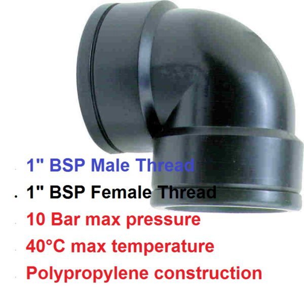 1" Female Elbow POLY BSP 8019251