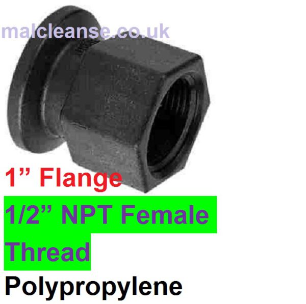 1" Flange x 1/2" NPT Male Thread 9901-M100050FPT