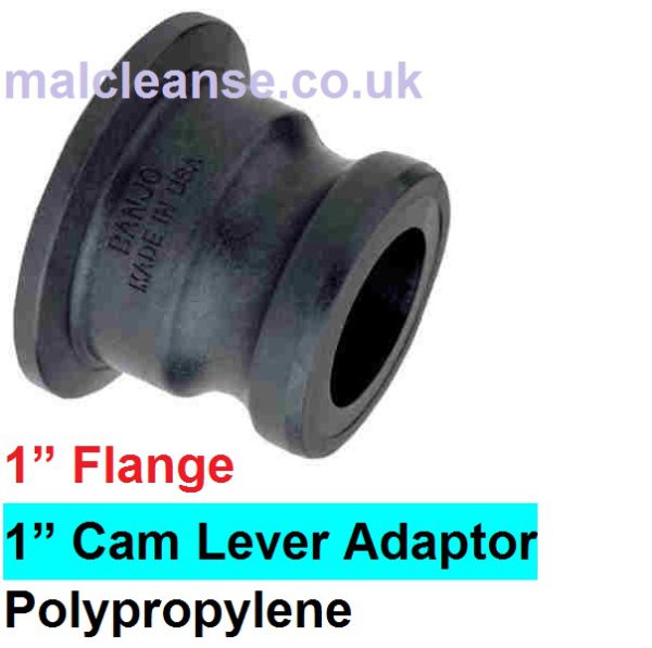 1" Flange x 1" Cam Lever Adaptor 9901-M100A