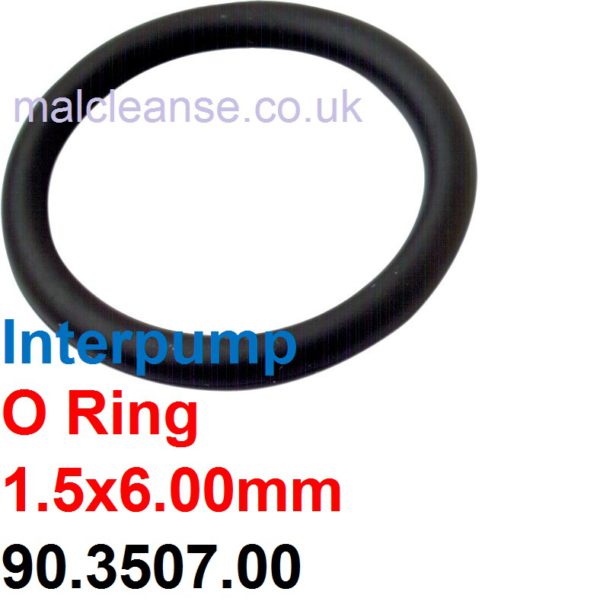 1 x Interpump O Ring 1.5x6.00mm - 90.3507.00