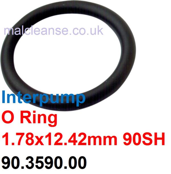 1 x Interpump O Ring 1.78x12.42mm 90SH - 90.3590.00