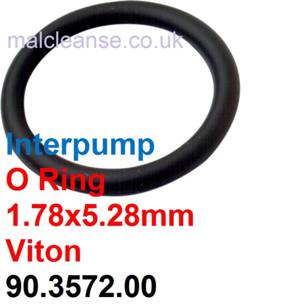 1 x Interpump O Ring 1.78x5.28mm Viton - 90.3572.00