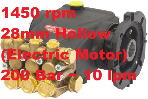 200 Bar 10 lpm Interpump Pump E2B2010B