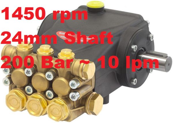 200 Bar 10 lpm Interpump Pump E2B2010M