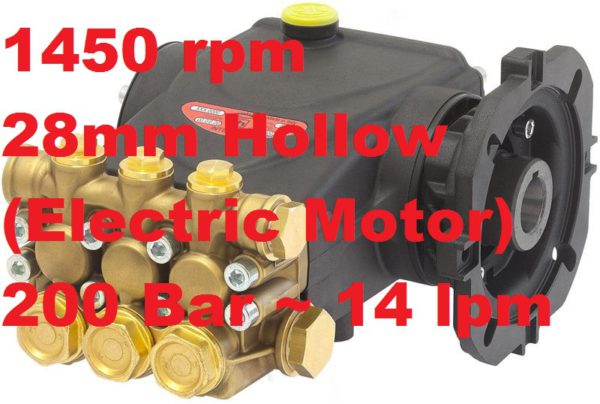 200 Bar 14 lpm Interpump Pump E2B2014B