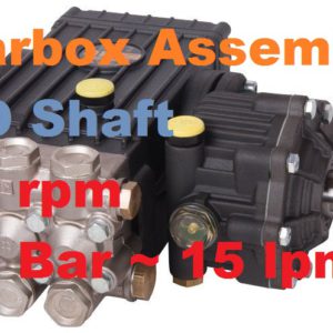 Interpump WS201 High Pressure Pump Male Solid Shaft 200 Bar 3000PSI 15 LPM Honda 