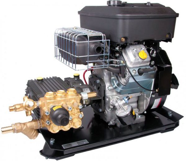 Interpump 200 Bar 30 lpm Petrol Pressure Skid Unit E100-1020