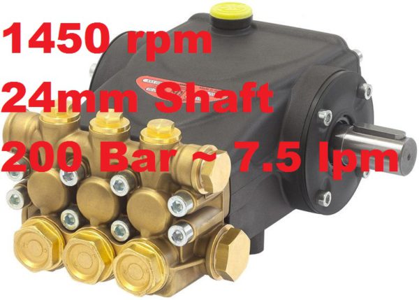 200 Bar 7.5 lpm Interpump Pump E2B2008M