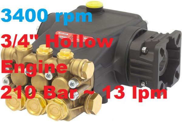 210 Bar 13 lpm Interpump Pump E2E2113C-34