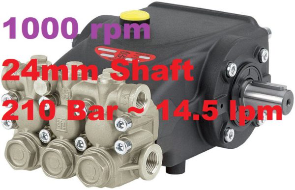 210 Bar 14.5 lpm Interpump Pump EVO3 E3A2115M