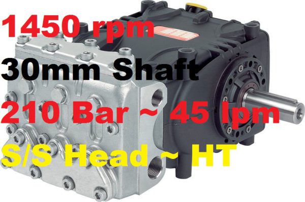 210 Bar 45 lpm Pratissoli Pump SN7045