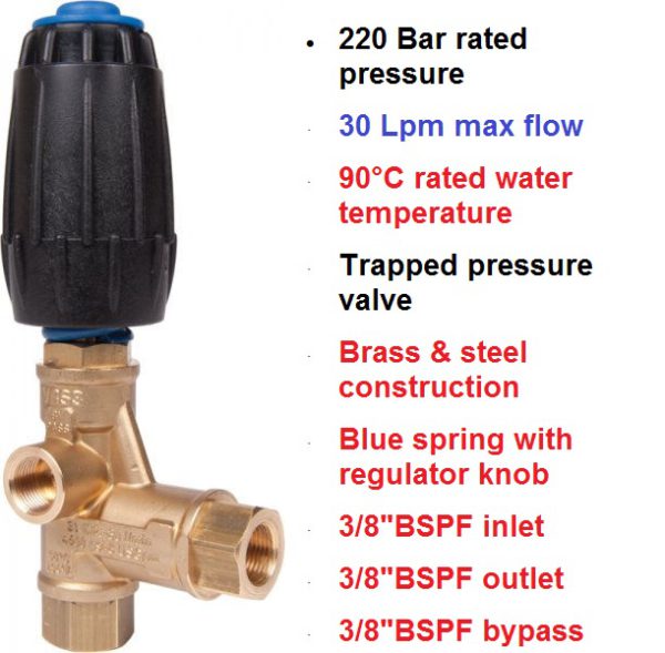 220 Bar 30 LPM VRS3 Pressure Regulating Valve 4072000022