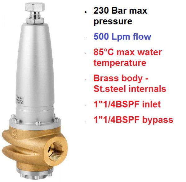 230 Bar 500 LPM Pressure Regulating Valve R3-LP