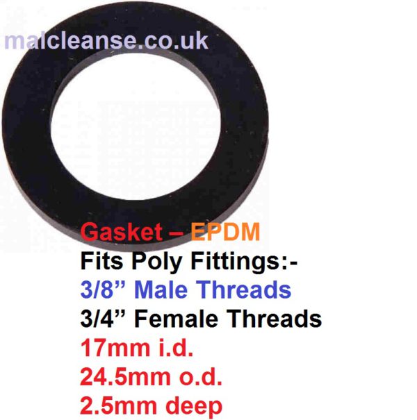 24.5 x 17 x 2.5 EPDM Gasket G00002004