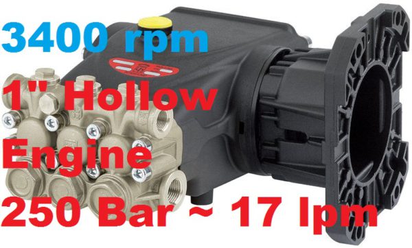 250 Bar 17 lpm Interpump Pump EVO3 E3E2517C