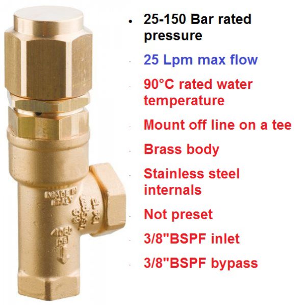 25-150 Bar 25 LPM SVL17 Pressure Regulating Valve 4072000099