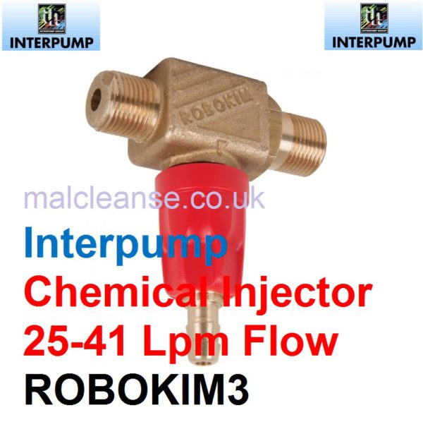 25-41 lpm 3/8" Male Chemical Injector ROBOKIM3