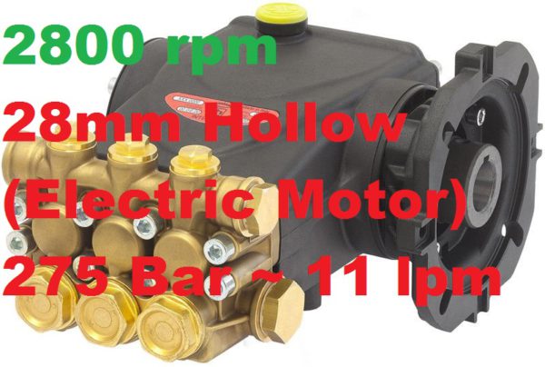 275 Bar 11 lpm Interpump Pump E2D2811B