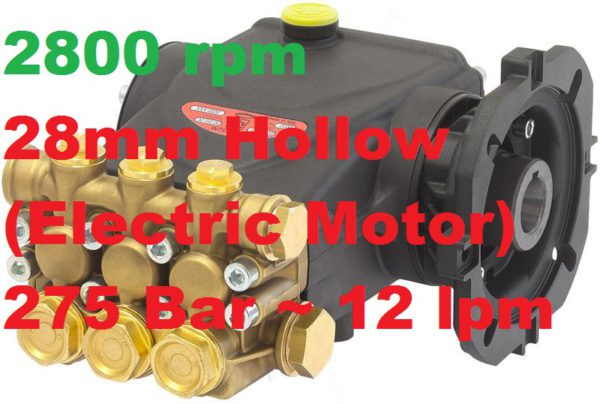 275 Bar 12 lpm Interpump Pump E2D2812B