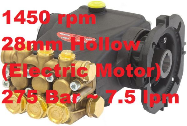 275 Bar 7.5 lpm Interpump Pump E2B2808B