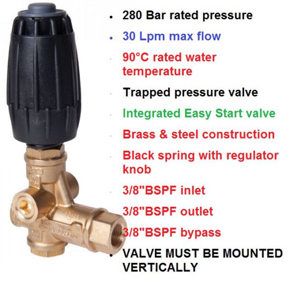 280 Bar 30 LPM VRT3 Easy Start Regulating Valve 4072000000