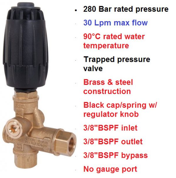 280 Bar 30 LPM VRT3 Pressure Regulating Valve 0215010260
