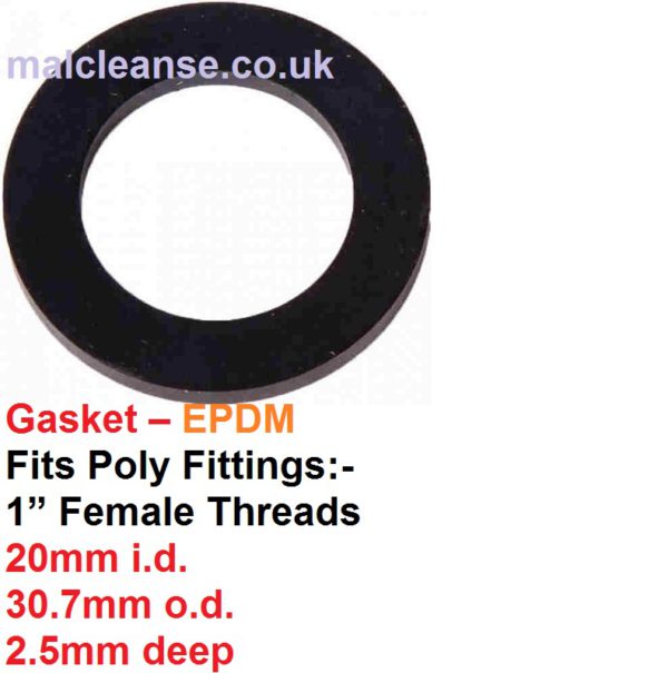 30.7 x 20 x 2.5 EPDM Gasket G00002006