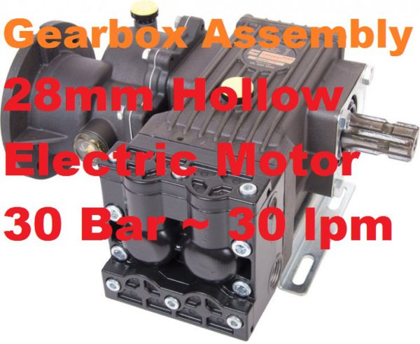 30 Bar 30 lpm Pump & Gearbox for Electric Motor Drive SA33