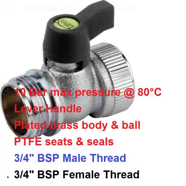 3/4" BSP Brass Tap 400-1021