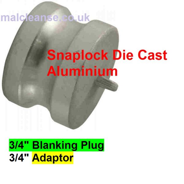3/4" Plug Aluminium Cam Lever Adapto 3/4 size DP075-A