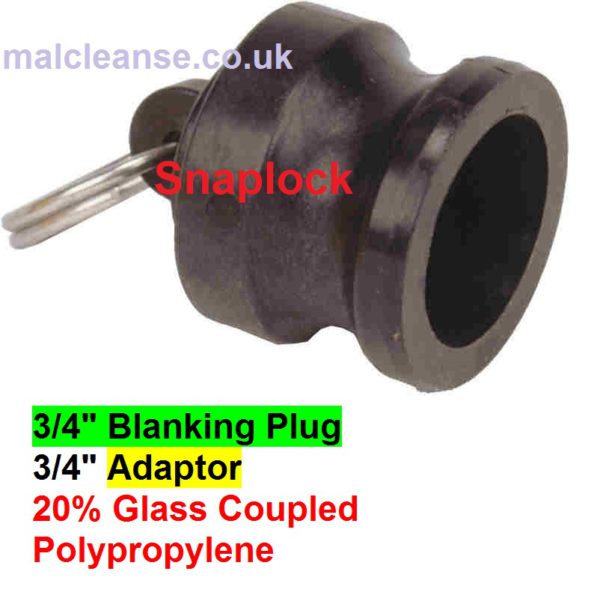 3/4" Plug Snaplock Cam Lever 3/4 size DP075-P