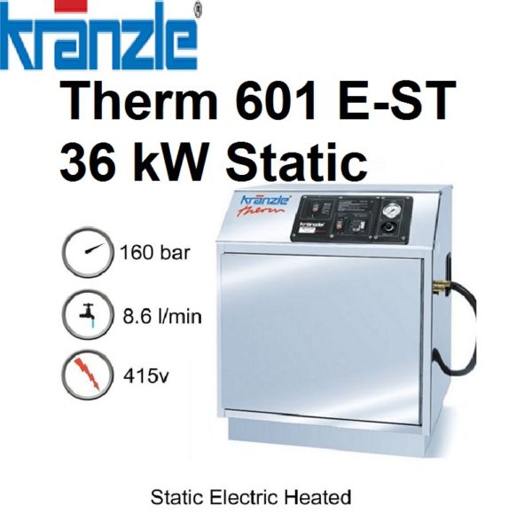 36kw Kranzle 160 Bar 10 lpm 3 Phase 36kw Static Warm K601EST36