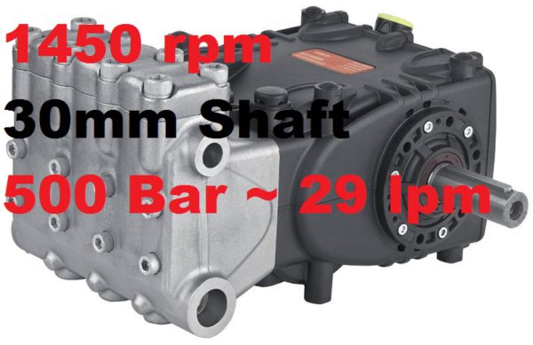 500 Bar 29 lpm Interpump Pump WK530