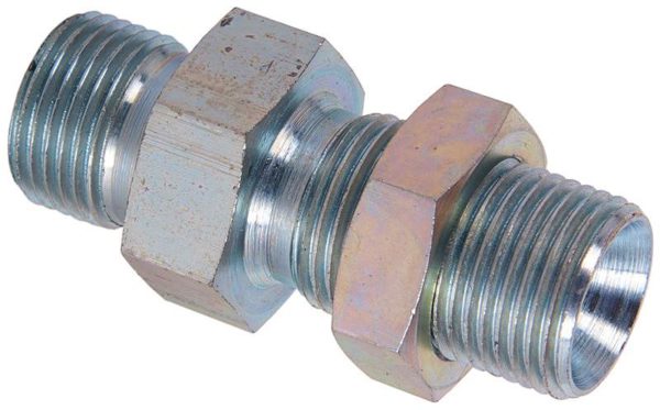 BULKHEAD C/W NUT ZP 3/8" - BHN3838