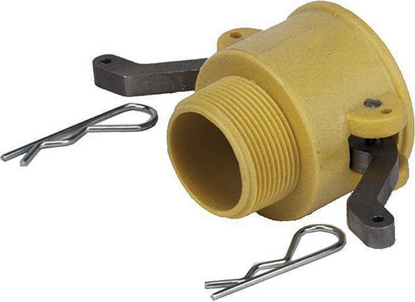1 1/4" Male NPT Cam Lever Coupler 1 1/2 size - 9912-125B