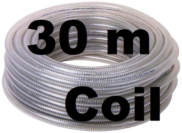 1" Wire Reinforced PVC Hose - 30 Metre 503-1000-30M