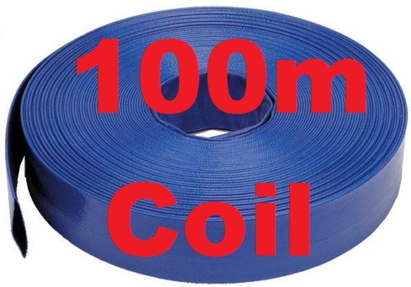 3" Layflat Hose - 100m Coil P48LFB-100M