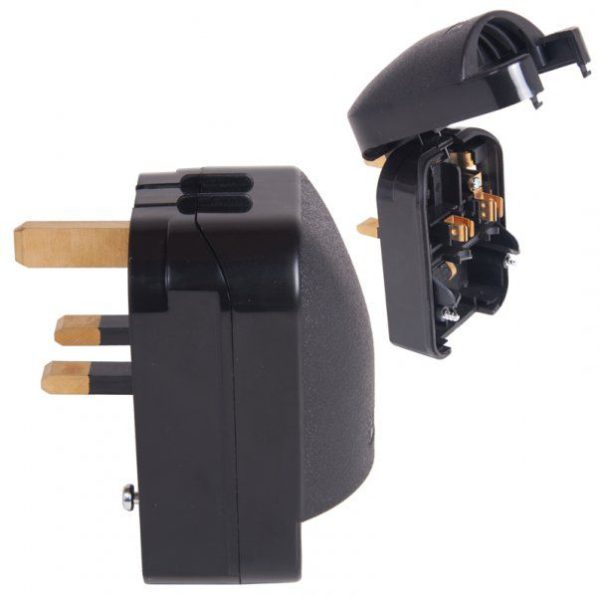 EU Schuko to UK Plug Adaptor SCP3